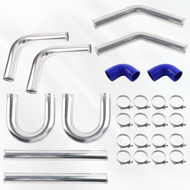 Intercooler Piping Kit Aluminum 2.5 Inch - Retrofit Evrensel Alüminyum 3 İnç 76mm