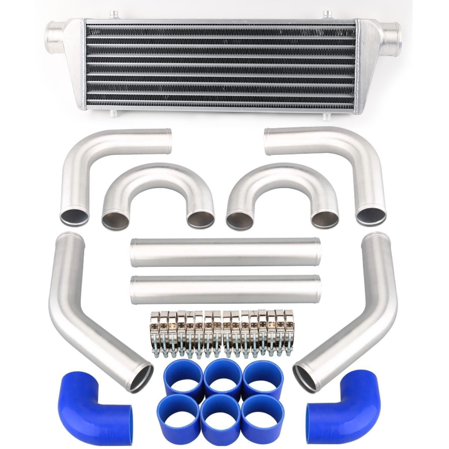Intercooler Piping Kit Aluminum 2.5 Inch - Yüksek Performanslı Evrensel Turbo İntercooler Kiti