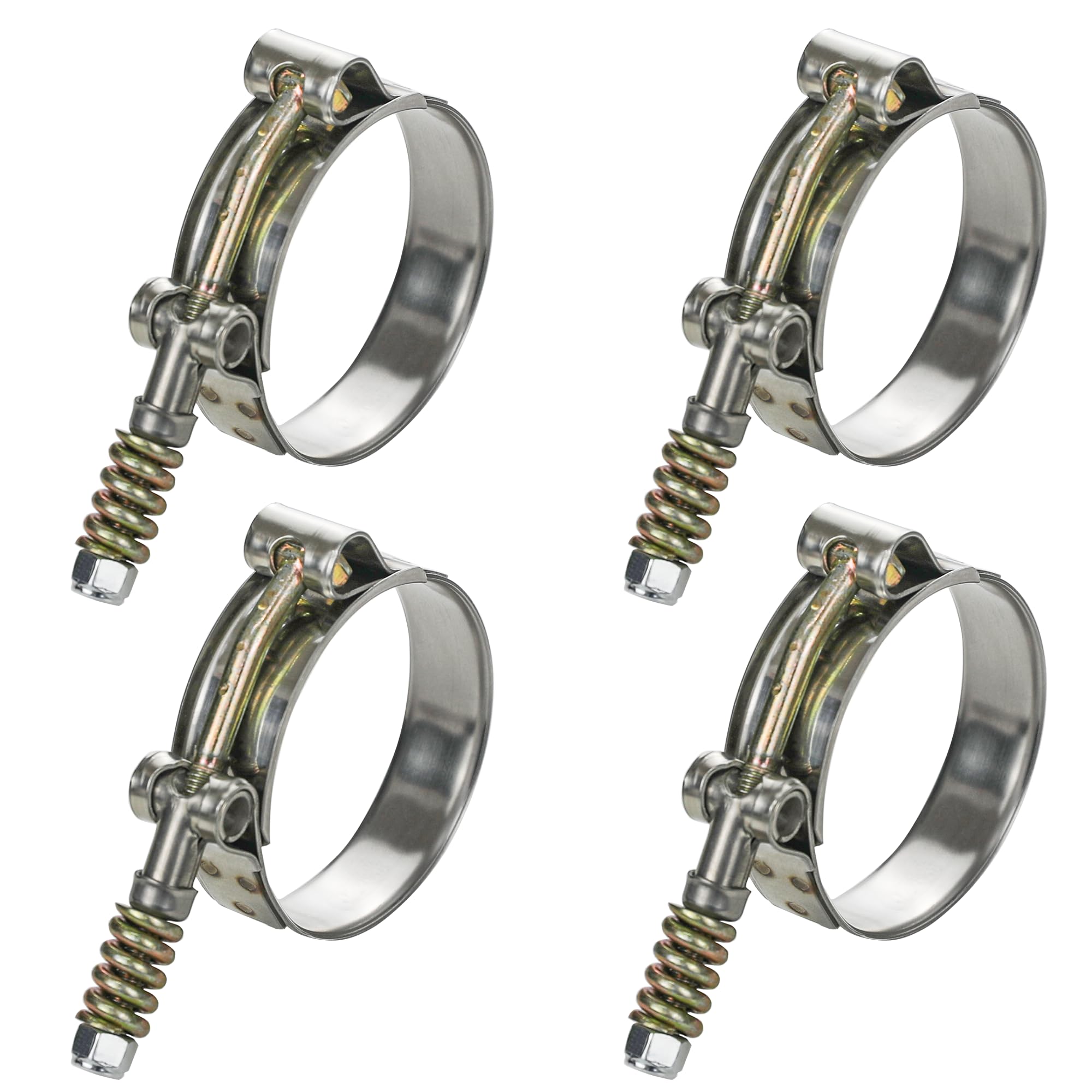 T-Bolt Hose Clamps Stainless Steel Turbo - 4 adet T-cıvata boru klipsi kelepçeleri