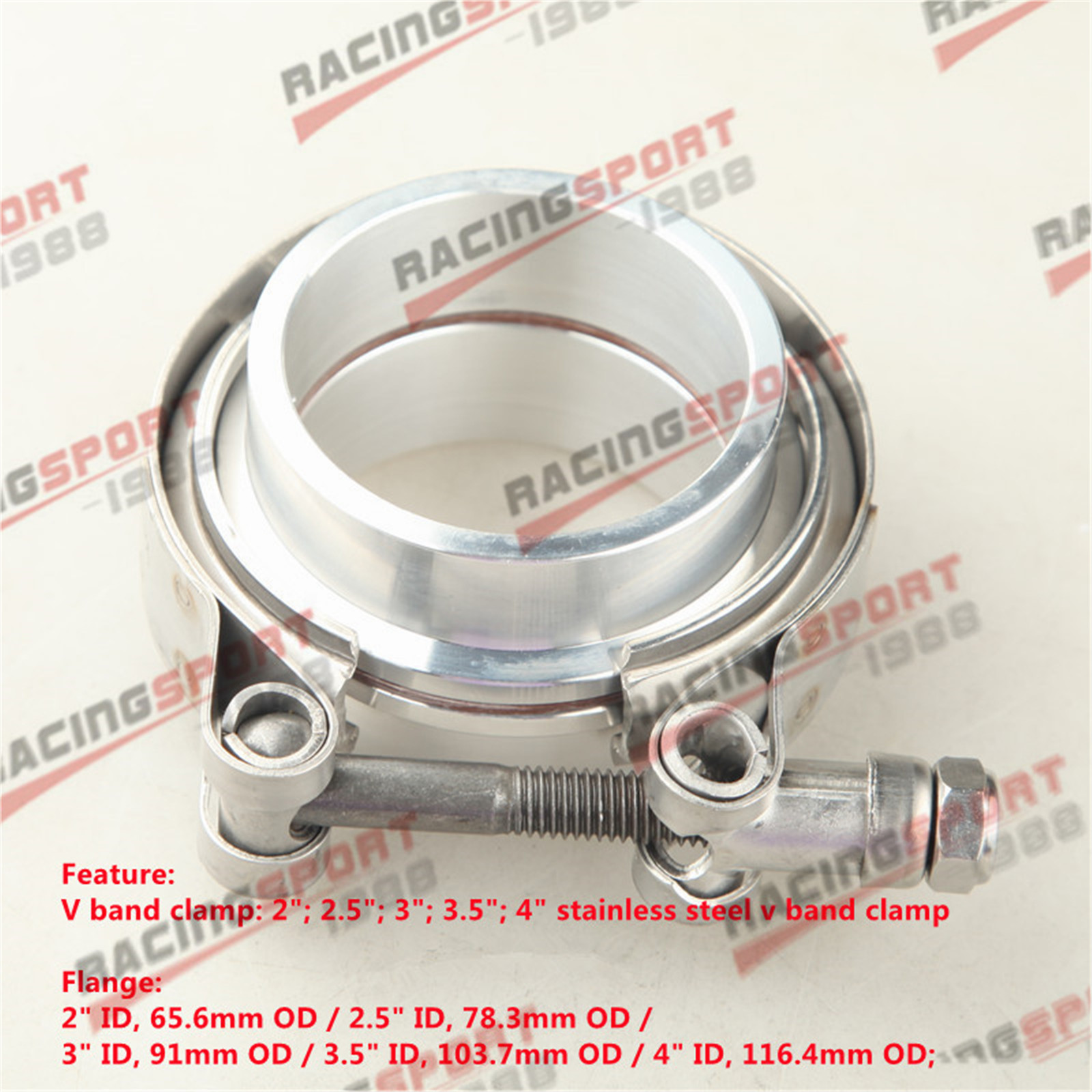 Intercooler Piping Kit Aluminum 2.5 Inch - 4/3.5/3/2.75/2.5/2.25/2/1.75/1.5 inç v-band V bant kelepçe