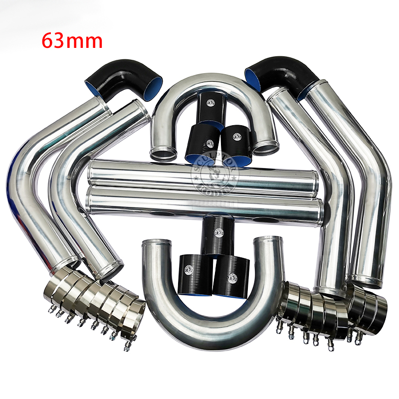 Intercooler Piping Kit Aluminum 2.5 Inch - 2.5 