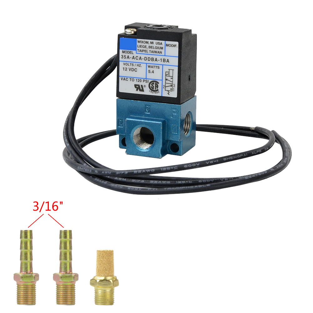 Electronic Boost Control Solenoid Valve 3 Port - Yüksek kaliteli 12v MAC 3 Portlu