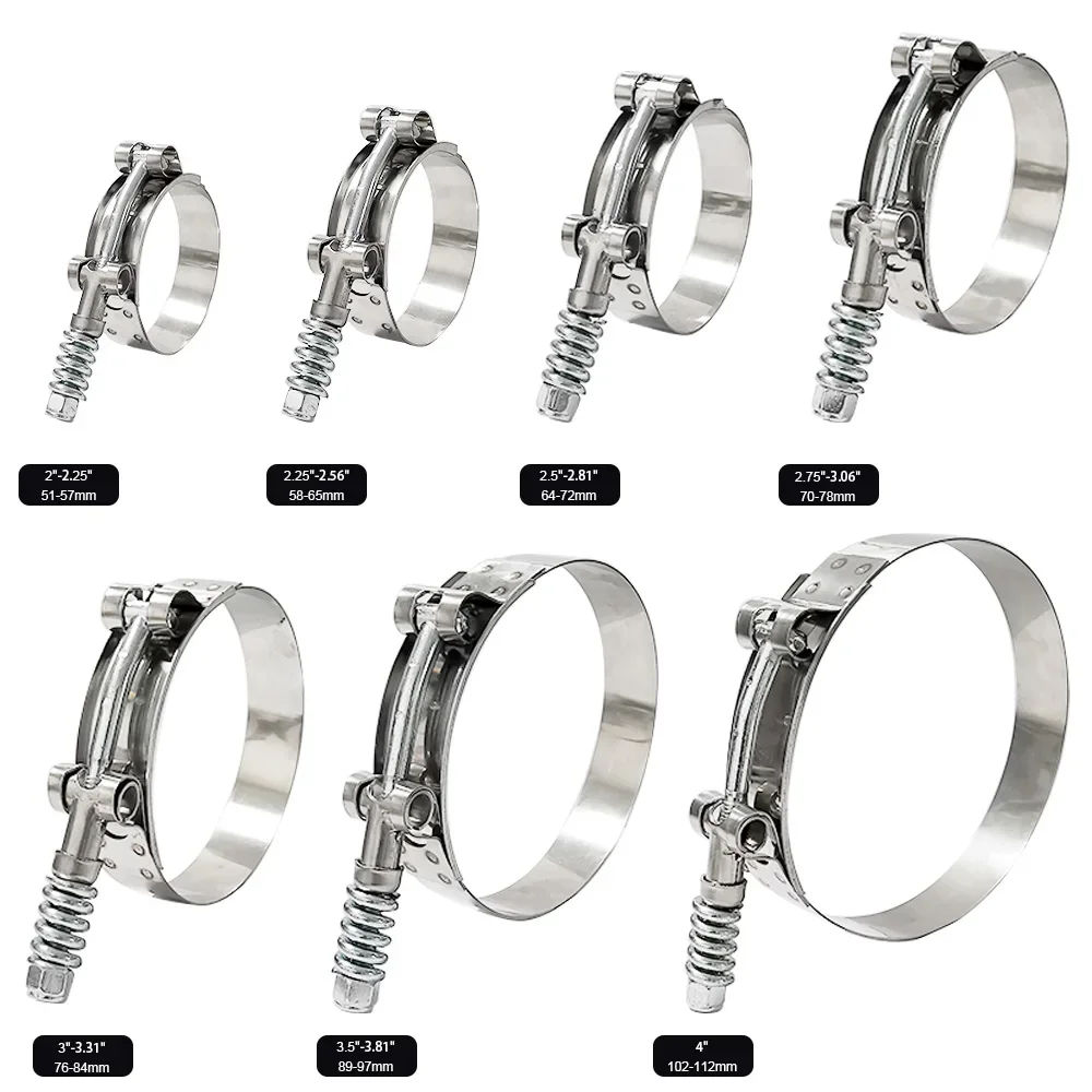 1 adet evrensel T-cıvata kelep - T-Bolt Hose Clamps Stainless Steel Turbo incelemesi ve fiyatı