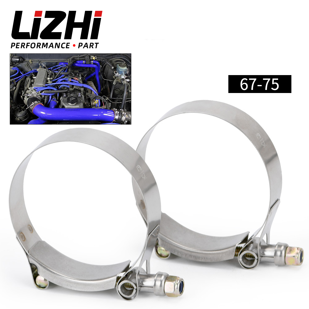 LIZHI - (2 adet/grup) kelepçel - T-Bolt Hose Clamps Stainless Steel Turbo incelemesi ve fiyatı