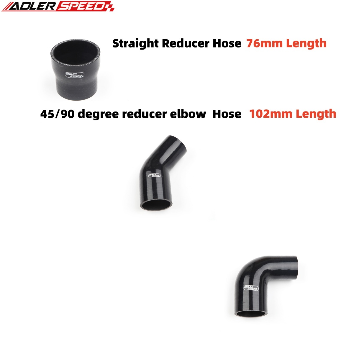 Evrensel 4 Katlı 4 inç ila 3,5 - Turbo Silicone Coupler Hose Reducer 4 Ply incelemesi ve fiyatı