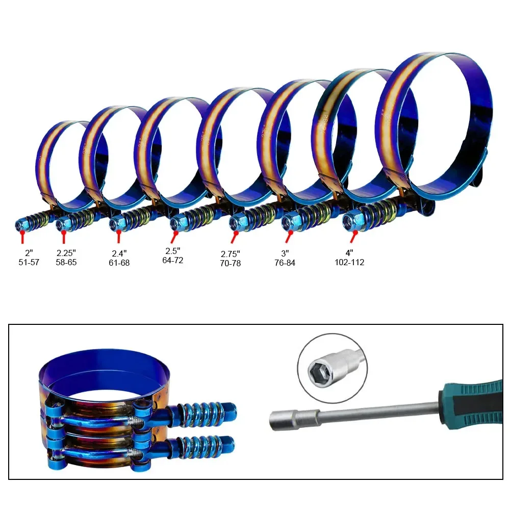 Evrensel Paslanmaz Çelik T-Vid - T-Bolt Hose Clamps Stainless Steel Turbo incelemesi ve fiyatı