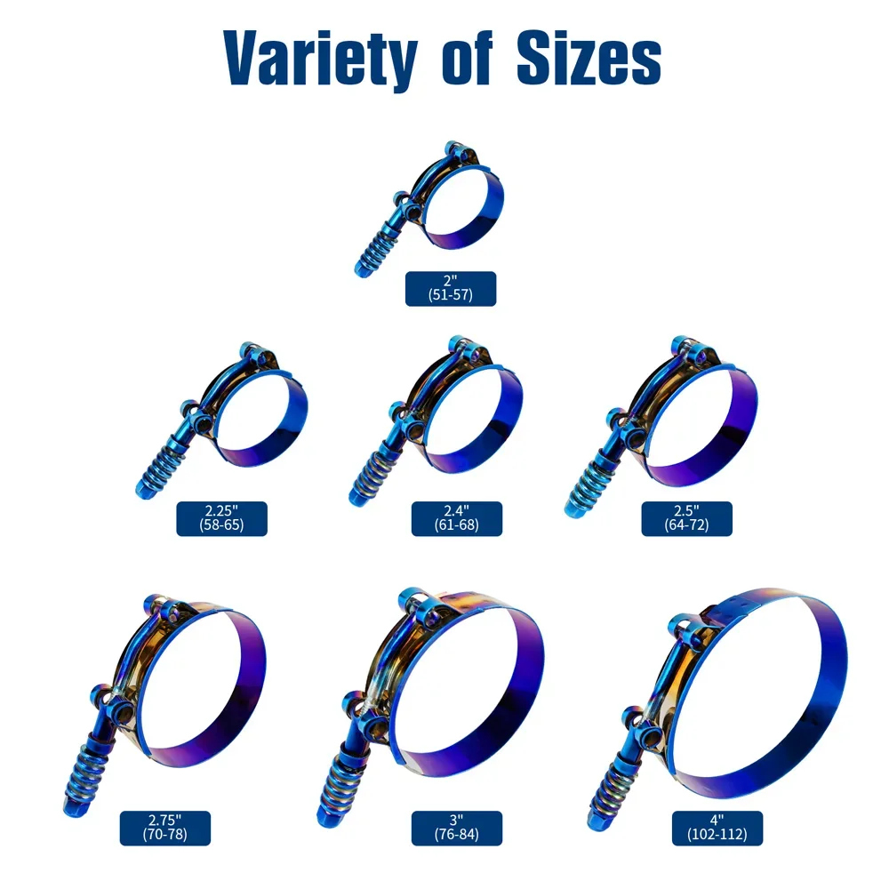 Evrensel Paslanmaz Çelik T-Vid - T-Bolt Hose Clamps Stainless Steel Turbo incelemesi ve fiyatı